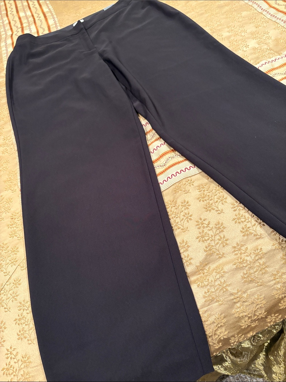 NWT Chico's Straight-Leg Pants, “Modern” Style, Comfy Fit, Dk. Brown, 2.5 (14)